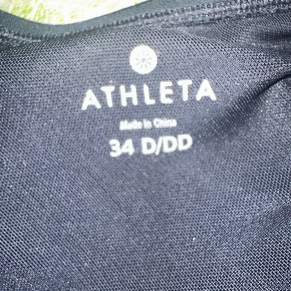 Athleta Ladies Tara Halter Tankini Swim Top Black Size 34D/DD MINT CONDITION - Picture 10 of 11